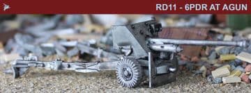 RD11 6pdr AT GUN ONLY.