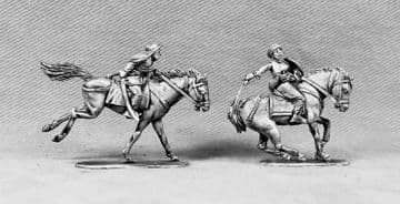 REB43 Lakshmi Bai the Rhani of Jhansi and servant.