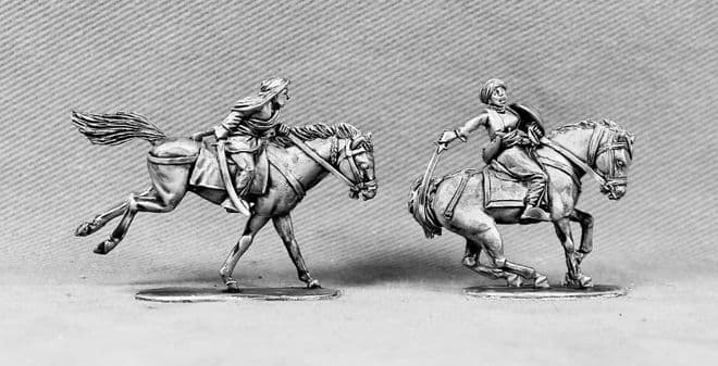 REB43 Lakshmi Bai the Rhani of Jhansi and servant.