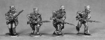 REB6 Sepoys in tunics charging.