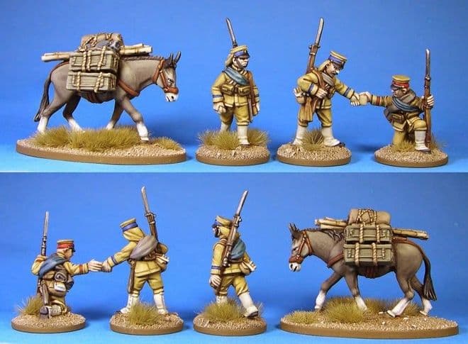 RJ-J09 Japanese Ammunition Bearers + Mule