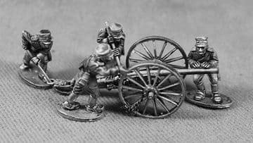 RJ-J21 Japanese crew moving gun