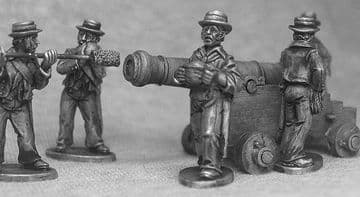 RN4 Royal Navy 32pdr and crew.