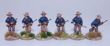 US5SA Dismounted Cavalry/Rough Riders advancing