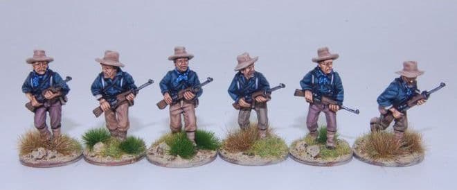 US5SA Dismounted Cavalry/Rough Riders advancing