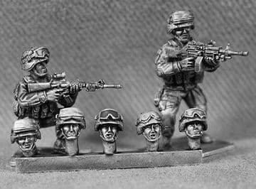 USMC14 K POT HEAD SETS WITH GOGGLES.