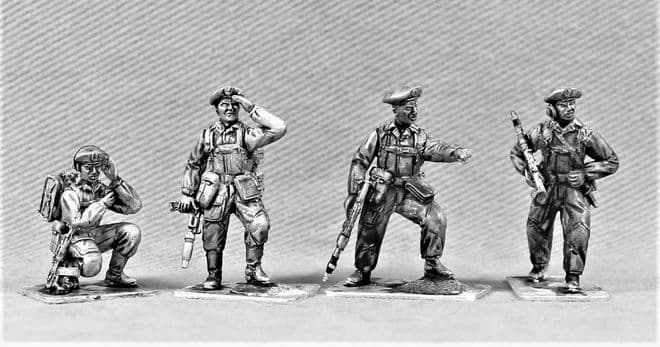 VDV5 Soviet Paratroopers. Command group.