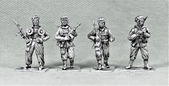 VDV9 Soviet Paratroopers patrolling. Jump helmets.