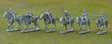 WKF3 Mounted Xhosa & Kat River Rebels. 6 riders & 6 horses.