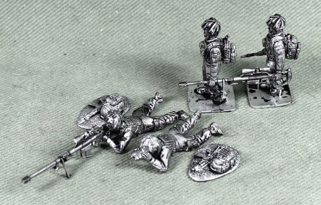 ZSU8 Alligator Anti Tank rifle teams.