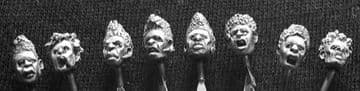 ZWA10 Unmarried Zulu Heads