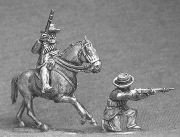 ZWAF01 Boer mounted/ dismounted figure.