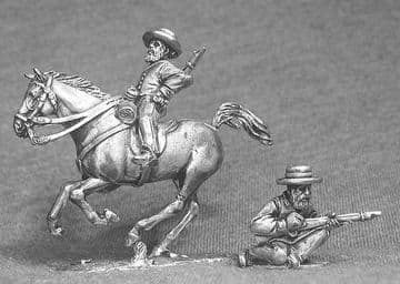 ZWAF02 Boer mounted/ dismounted figure.