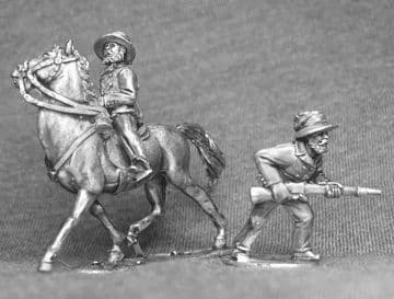 ZWAF03 Boer mounted/ dismounted figure.