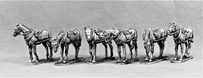 ZWB104 Gatling gun horse team