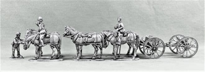 ZWB106 Gatling Gun Limber and crew. ZWB104, 105, 103, 102