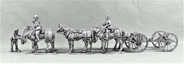 ZWB106 Gatling Gun Limber and crew. ZWB104, 105, 103, 102