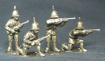ZWB19 Mounted Natal Carbineers. Dismounted.