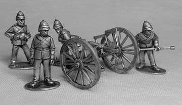 ZWB27 7pdr cannon firing crew.