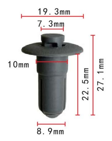 10x Bumper Mudguard Expanding Rivet Clips for Chrysler Jeep 34201631 10x Bumper Mudguard Expanding Rivet Clips for Chrysler Jeep 34201631