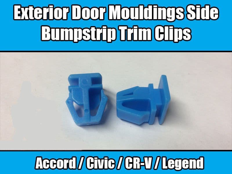 10x Clips for Honda Civic Exterior Door Moulding Bumpstrip Trim Blue