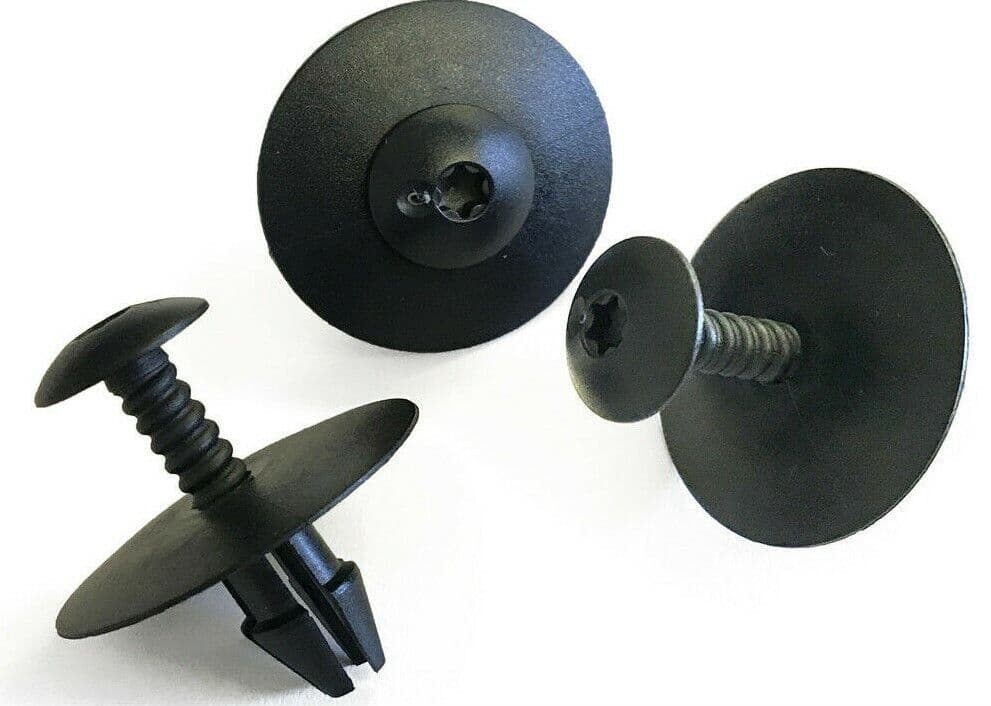 10x Clips for Mercedes Side Skirt Rocker Panel Cover Torx Clips Black ...