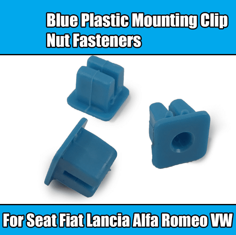 10x Clips for Seat Mounting Nut Fasteners Fiat Lancia Alfa Romeo VW