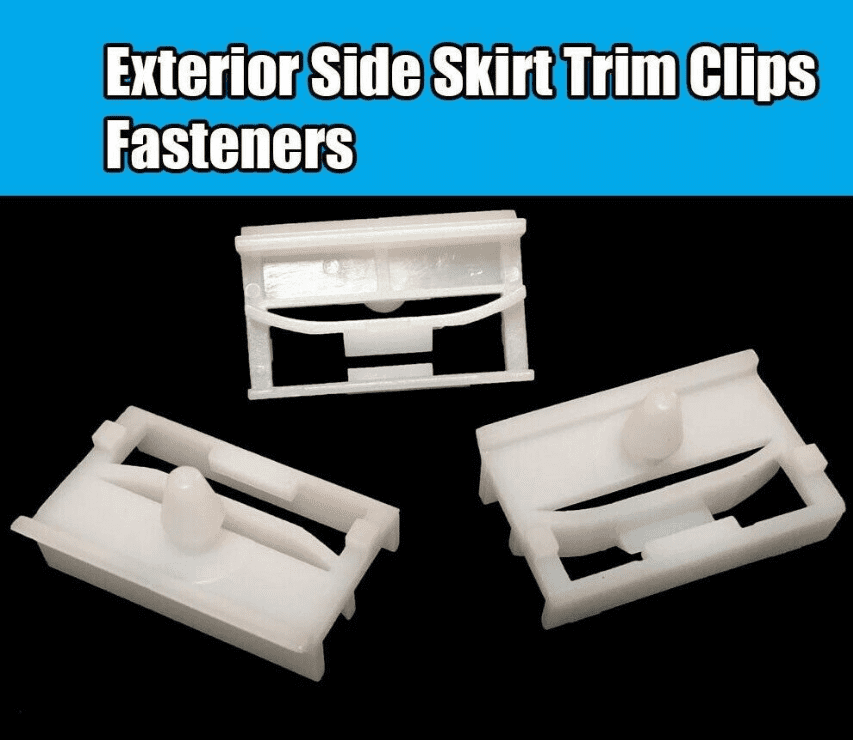 10x Side Sill Skirt Trim Clips Rocker Panel Fastener For BMW E36 E46 51718184574 - Foto 4