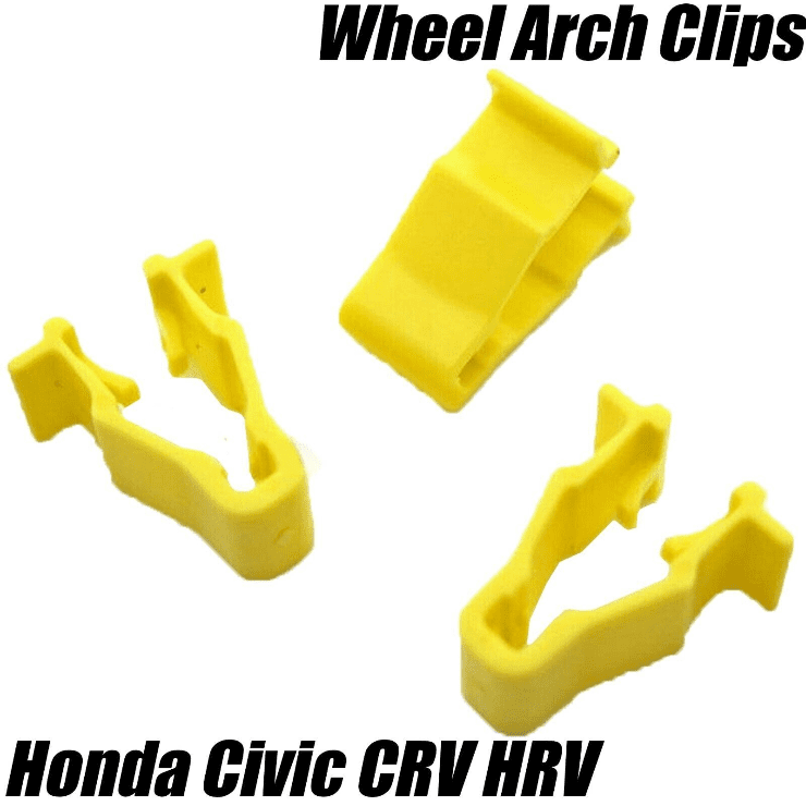 10x Honda Civic Crv Hrv Wheel Arch Wing Mud Splashguard Trim Clips