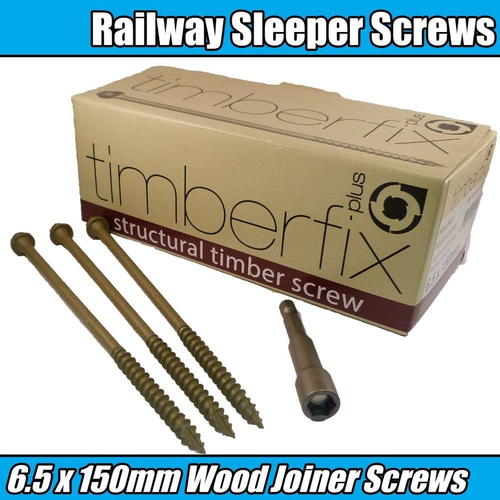 150mm 6" Index Timber Fix Lock Railway Sleeper Fastener Landscape
