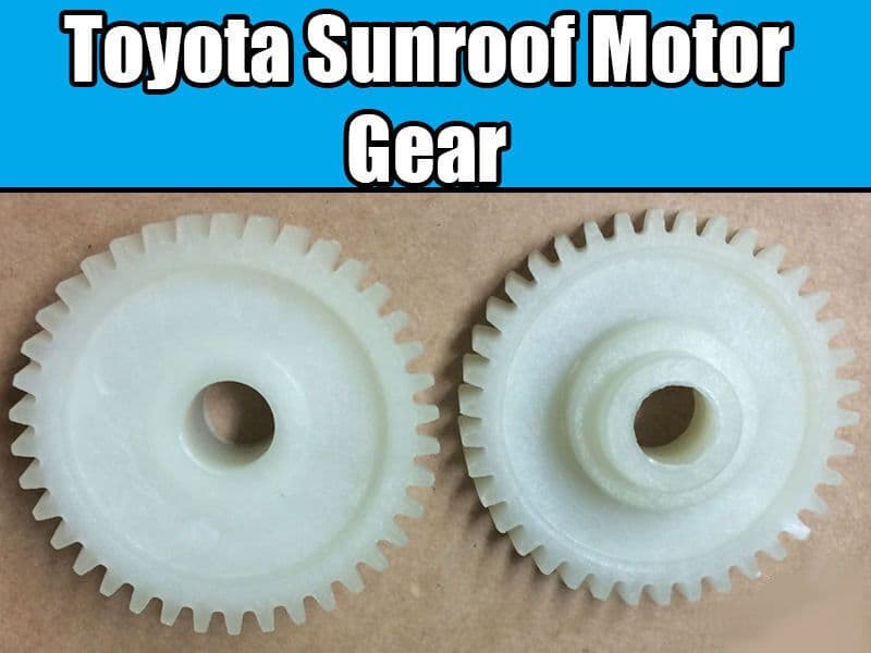 1x Sunroof Motor White Gear for Toyota Sunroof Repair Kit