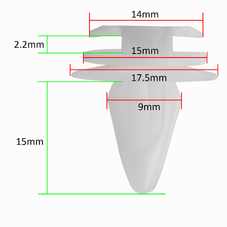 20 Door Card Panel Retainer Trim for BMW E34 E36 E39 E39 E46 Anti