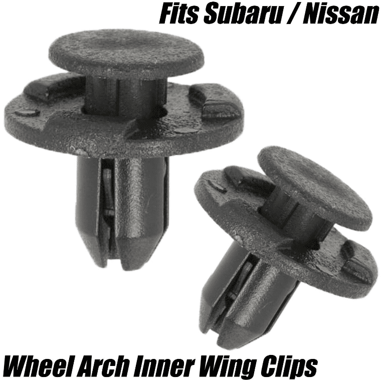 Ford Bumper Splash Guard & Wheel Arch Liner Clips – 8mm Black Plastic Trim Fasteners