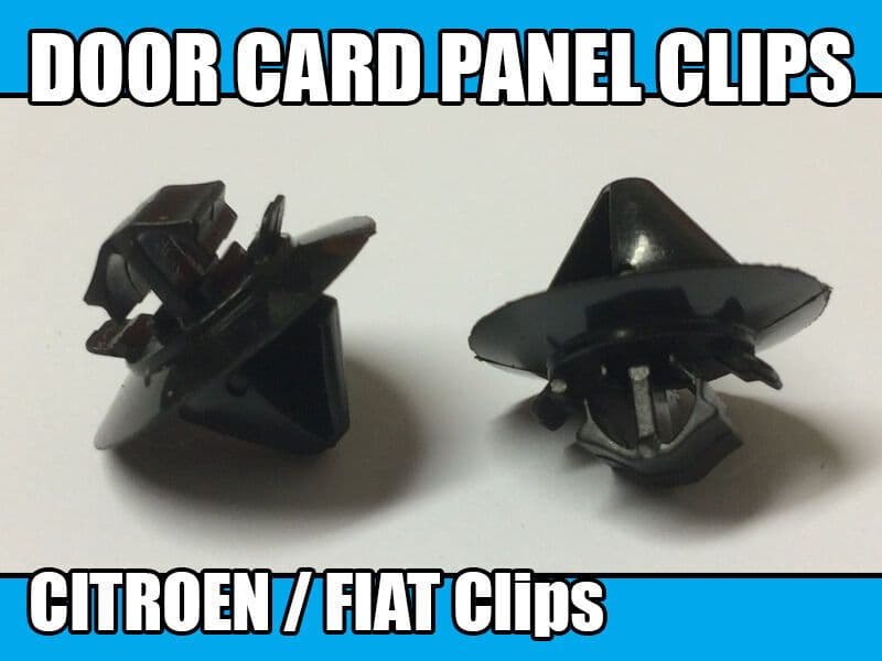 thumbnail interactive-video image 1 of 20x Black Fir Tree Trim Clips – For Peugeot Citroen Body Panels – OEM 6992.95 / 699295 1 of 1