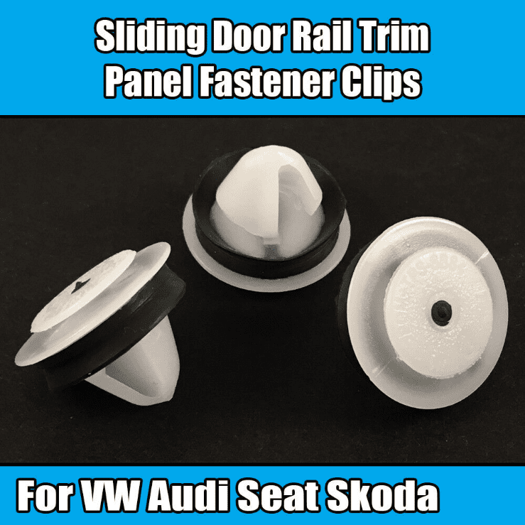 10x Door Trim Panel Clips For VW, Audi, Seat, Skoda - OEM #8E0868243 (10mm)