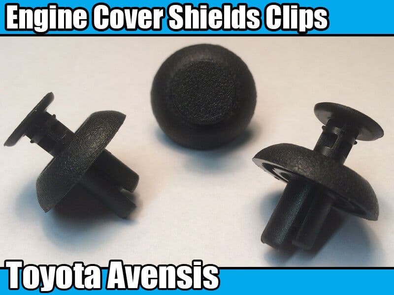 20x Engine Cover Clips Plastic Fasteners Toyota Avensis