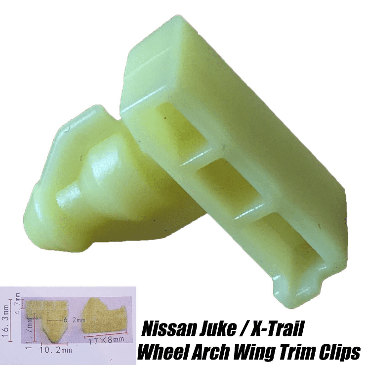 Front Rear Wheel Arch Wing Bumper Surround Clip for Nissan Juke Xtrail