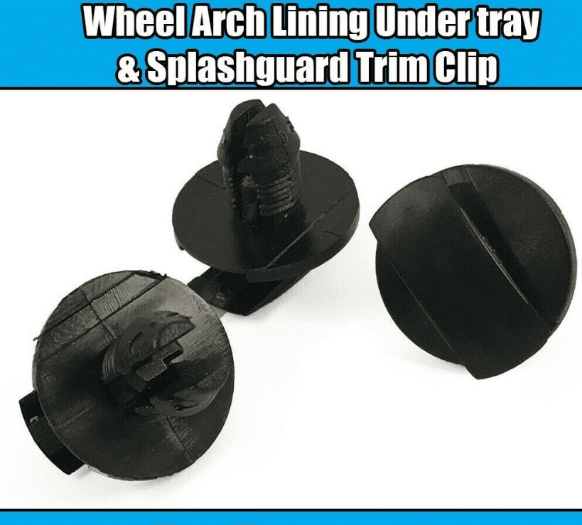 10x Black Plastic Trim Clips For Renault Wheel Arch Lining & Moulding – FIX97