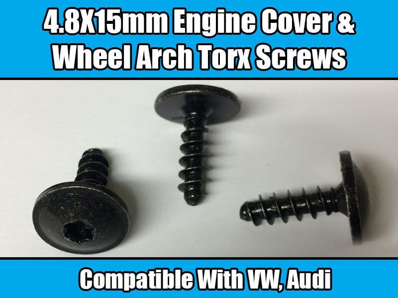 20x Torx Screws for VW Audi Engine Cover Tray Splashguard Wheel Arch