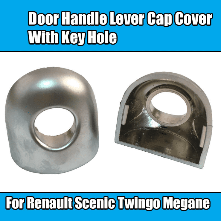 Aspart Left Side Door Handle Key Hole Cover Cap For Renault Megane II, Scenic II, Laguna - Grey, 8200036411
