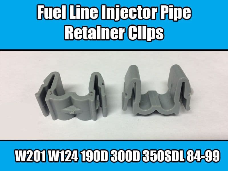 2x Fuel Line Injector Pipe Retainer Clips for Mercedes 6030780141