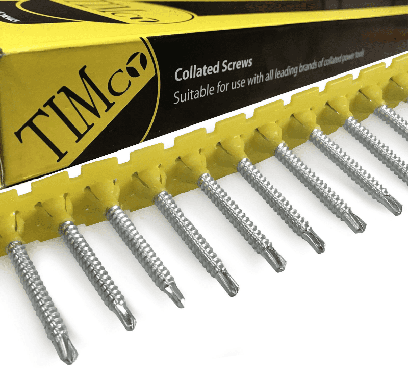 35mm50mm Timco Zinc Collated SelfDrilling Drywall Plasterboard Screw