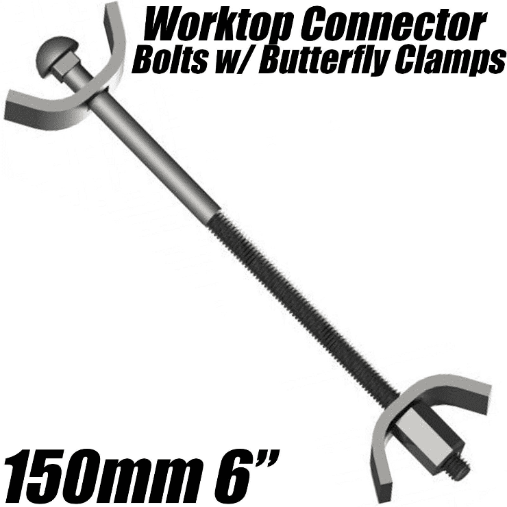 6 Pezzi Di Piano Di Lavoro Connettore Set, 150 Mm Connettore Per - Foto 10