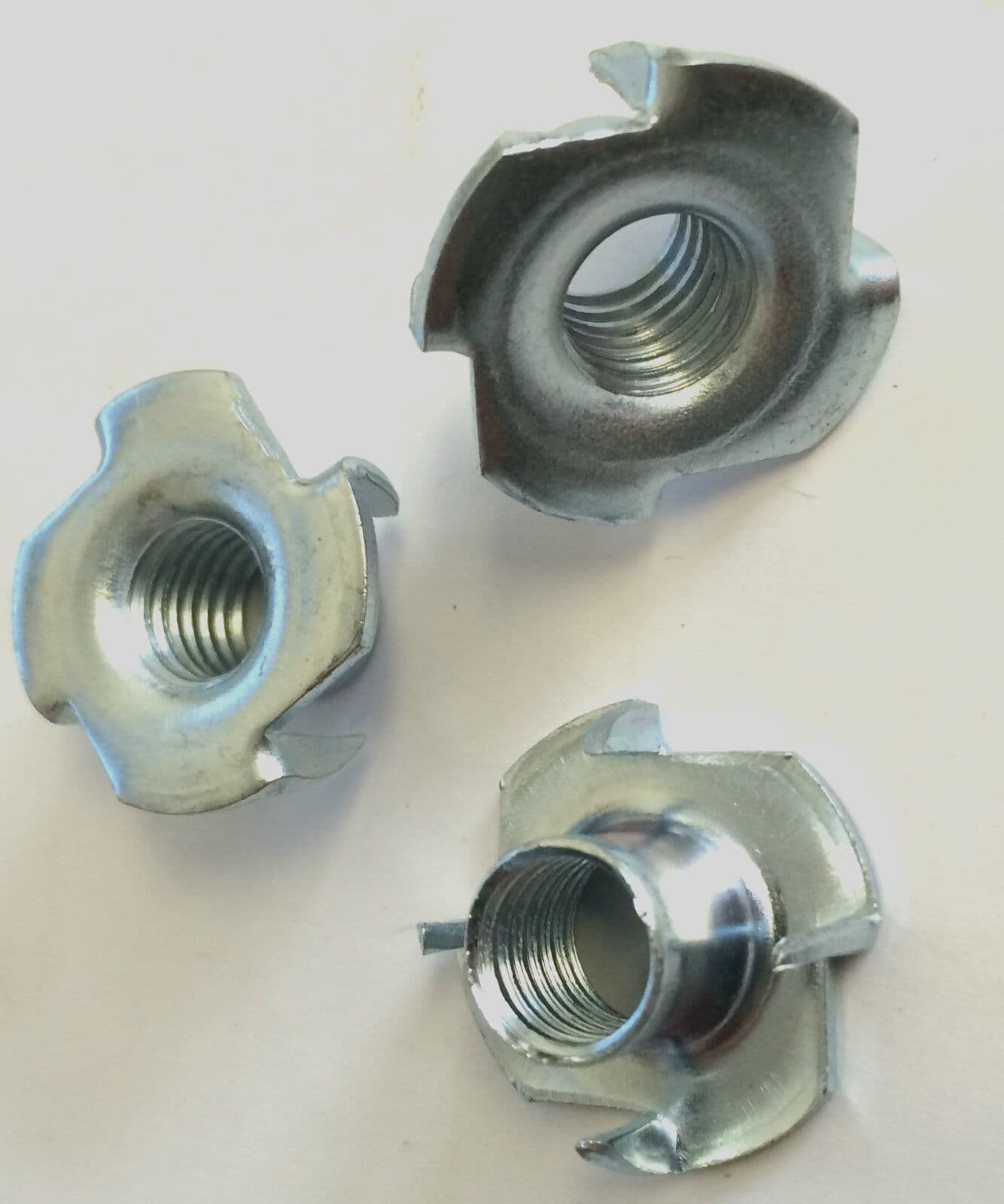 4 Pronged Captive Tee Nut Wood Furniture T Nuts M3 M4 M5 M6 M8 M10 M12