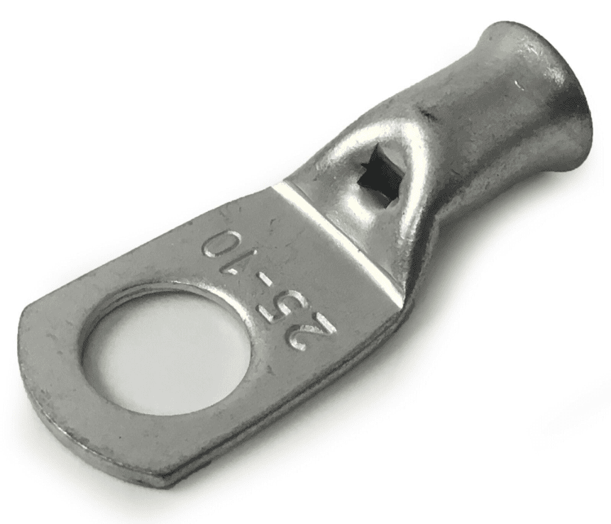 50mm² Cable Copper Tube Terminals Battery Welding Solder Lug Ring