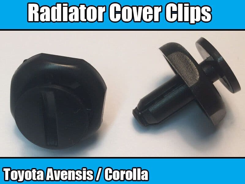 50x 7mm Radiator Cover Clips for Toyota Avensis Corolla Engine Cover