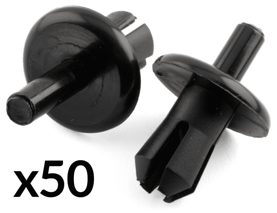 50x Clips For Vauxhall Front Bumper Radiator Grille Wheel Arch Lining