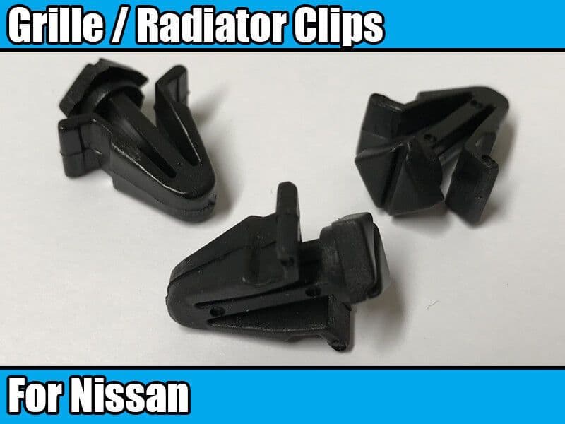 5x Grille Front Radiator Clips for Nissan Pathfinder 0155303831 Grill Black