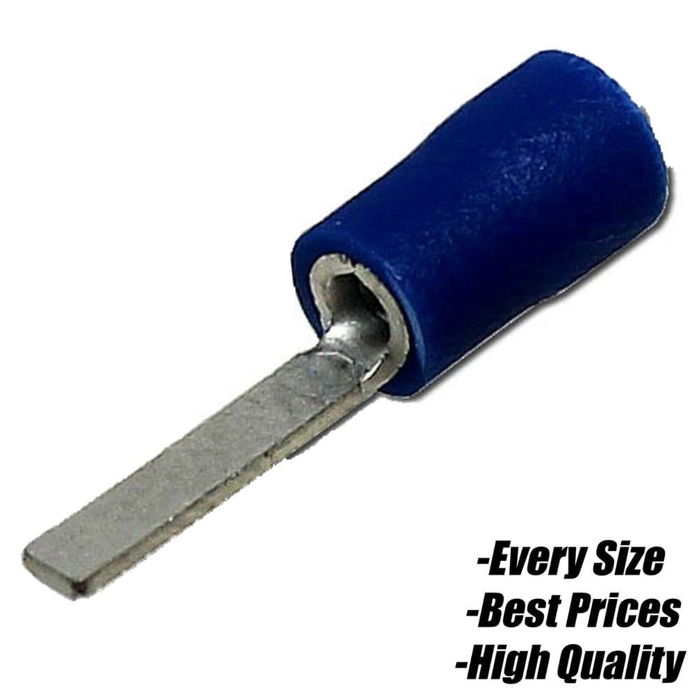 Blue Blade Insulated Electrical 18 4x2 3mm Crimp Terminals Cable Wire blue-blade-insulated-electrical-18-4x2-3mm-crimp-terminals-cable-wire