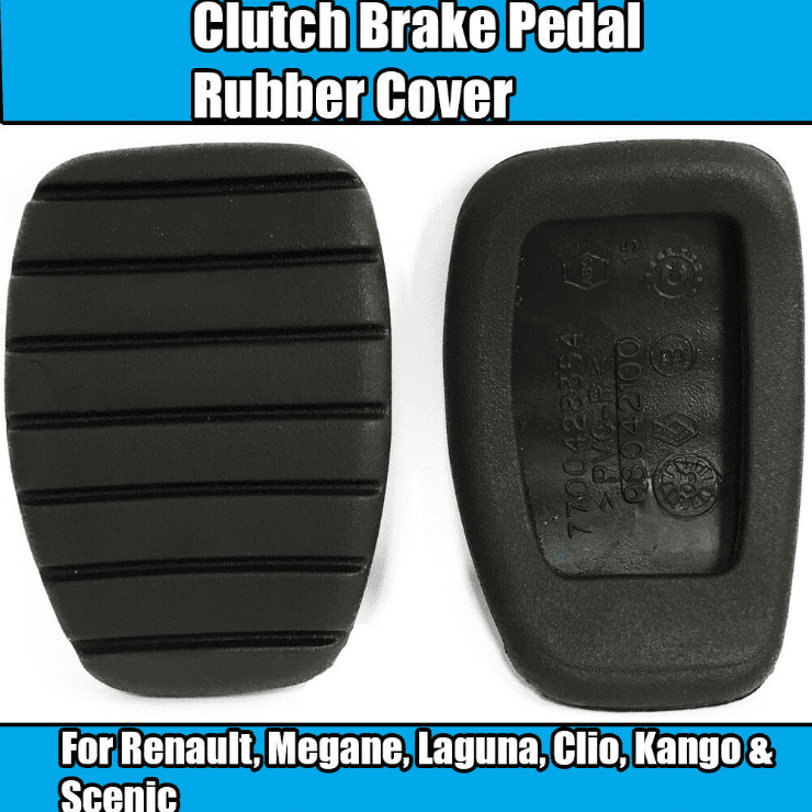 thumbnail image 2 of RapidPart Brake & Clutch Pedal Pads Set For Renault Megane, Laguna, Clio, Kangoo, Scenic (8200183752) 2 of 3